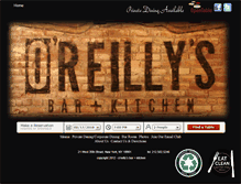 Tablet Screenshot of oreillysbar.com